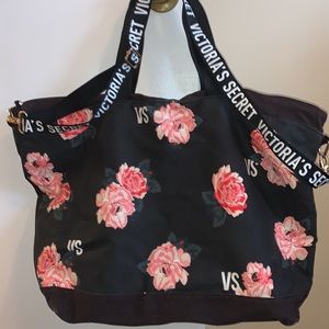 Victoria’s Secret Floral Zip Tote